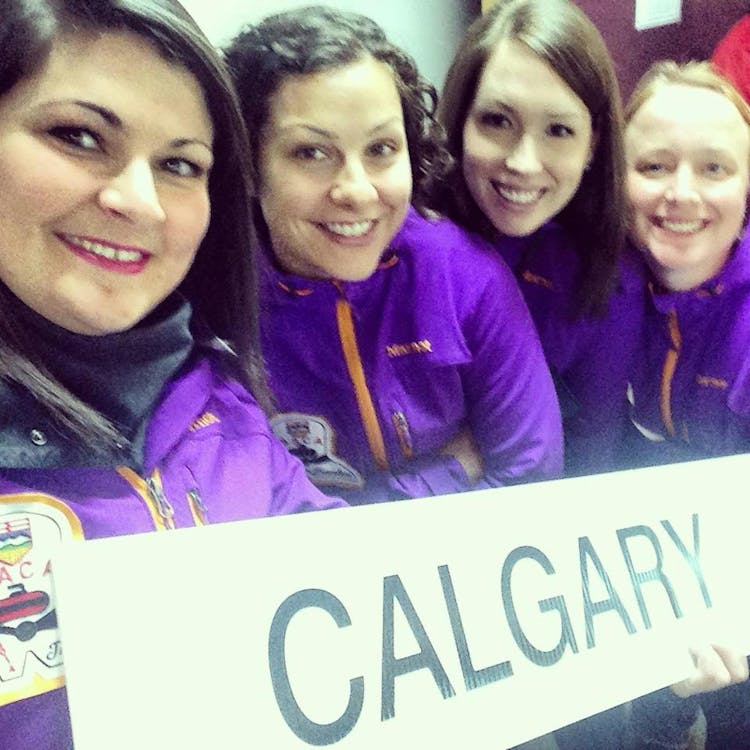 Team Alberta Women at Travelers Nationals